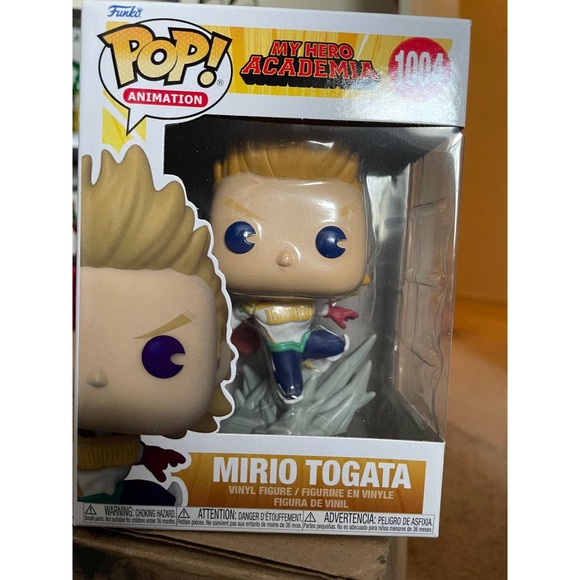Mirio Togata In Hero Costume Funko Vinyl Figure  Bundled With Compatible Box Protector Case Multicolor 3 75 Inches